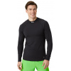Pánske tričká (dlhý rukáv) Björn Borg Mock Neck Long Sleeve - Čierny (L)