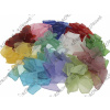 Sklenená mozaika - mix tvarov a farieb 250g - mliečne sklo