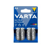 VARTA Ultra Lithium AA 4ks 6106301404