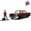 Jada 1957 Chevy Bel Air s figúrkou Harley Quinn