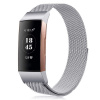 BStrap Milanese Small remienok na Fitbit Charge 3 / 4, silver SFI005C02
