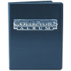 Album na zberateľské karty, modrý, 80