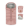 PETITEMARS PETITE&MARS Set zimný fusak Jibot 3v1 + rukavice na kočík Jasie Dusty Pink