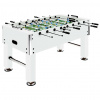 zahrada-XL Stolný futbal oceľ 60 kg 140x74,5x87,5 cm biely 92501