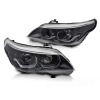 Predné svetlá BMW E60 E61 03-07 3D Angel Eyes Black