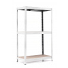 Policový regál Trestles RH 1200x1000x400, nosnosť 1050 kg, 3 police Farba: pozink, Typ police: drevená DTD 8 mm