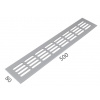 MP MPK - Vetracia mriežka 80 x 500 mm Dĺžka: 500 mm, Šírka: 80 mm STM - strieborná matná (F1)