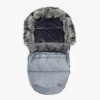 NEW BABY Zimný fusak Lux Fleece graphite 49x95 sivá