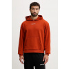 Mikina Calvin Klein Performance oranžová farba, s kapucňou, s potlačou, LVGMF5W302 XXL