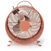 NEDIS stolný ventilátor / priemer 25 cm / výkon 20 W / sieťové napájanie / 2 rýchlosti / kovový / ružová