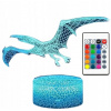 3D LED žiarovka Dinosaurus pterodactyl Jurassic + diaľkové ovládanie (3D LED žiarovka Dinosaurus pterodactyl Jurassic + diaľkové ovládanie)