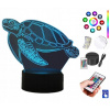 Stolová lampa vodná korytnačka 16 col. LED plexido (Stolová lampa vodná korytnačka 16 col. LED plexido)