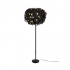 Stojaca lampa Reality Leavy čierna R40463032