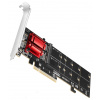 AXAGON radič do PCIe pro 2x PCIe NVME SSD / PCEM2-ND / RAID podpora / délka: 2230 až 22110 PCEM2-ND