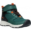 Detská nepremokavá obuv Keen Skua Mid WP Children/Yout ponderosa pine/gold flame 30EU