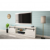 Cama Meble Tv stolík GRANERO RTV, biely mat/biely lesk