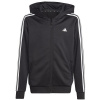 Sweatshirt adidas Tr-Es 3 Stripes Full-Zip Hoody Jr HY1102 (117096) Black 152 cm