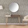 vidaXL Nástenné panely 12 ks, beton 50x50 cm, XPS 3 m² ametyst - Sivá - 220729-219947