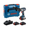 BOSCH Aku vŕtací skrutkovač GSR 18V-110 (3x akumulátor 4 Ah) 0615A5002S