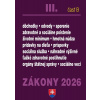 Zákony 2026 III/B – Sociálne zabezpečenie a príspevky