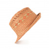 Unisex plážový klobúk cz21146-1 Beige-orange - Art Of Polo UNI béžová-oranžová