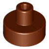 20482 Reddish Brown Tile, Round 1 x 1 with Bar and Pin Holder (Červenohnědá dlaždice, kulatá 1 x 1 s tyčí a držákem na kolíky)