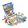 MAGNETICKÁ SÚSTAVA PUZZLE MONTESSORI 71 ks VOZIDLÁ VZDELÁVACIA KNIHA