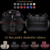 Luxusné autokoberce Dragonskin basic set premium + 1x Box 14 farebných variant Farba kože: Diamond Farba kože : Oranžová