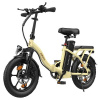 ESKUTE D100 skladací elektrický bicykel - Off-white
