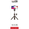 WG - Selfie tyč WG 6, Selfie tyč + tripod, teleskopická, s bluetooth tlačítkem, černá 7243