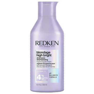 Redken Blondage High Bright Shampoo - Šampon pro rozjasnění blond vlasů 300 ml
