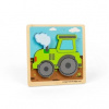 Bigjigs Vkládací puzzle traktor