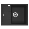 Granitový drez Sinks Linea 600 N Granblack Pravý