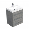 Swiss aqua technologies Koupelnová skříňka s umyvadlem SAT Cube Way 60x76,5x46 cm beton mat CUBE46603BEVER