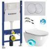Geberit SET DuofixBasicDELTA 111.153.00.1+WCzávesn Sapho PURA Swirlflush+sedSC+Delta20Biel 111.153.00.1PURABiela