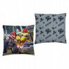 Halantex Obojstranný vankúš Super Mario a kráľ Koopa Nintendo Official licensed product 40x40