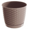 Prosperplast DRLO300 Kvetináč Ratolla Round 30cm Mocca 7529U