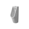 DURAVIT Starck 3 pisoár, horný prívod vody, Rimless, s WonderGliss, biela, 08262500001