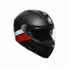 Prilba AGV SPORTMODULAR Layer čierno-bielo-červená