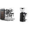 Rocket Espresso Appartamento, black/copper + Rocket Espresso FAUSTO 2.1, black