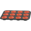 MagicHome Forma na 12 muffinov plech so silik. formami 35x26,5x3 cm