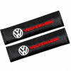 Krytky na pásy VOLKSWAGEN logo TUNING Carbon look HAFT 2 ks