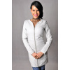 Max Original Leather Dámske kožené šaty 1222 white Farba: White, Veľkosť: XL 50-52