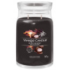 Yankee Candle Signature Black Coconut Vonná sviečka s 2 knôtmi 567 g