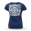 Thor Steinar Tričko s krátkym rukávom Damen T-Shirt Knoten- M Modrá XS