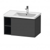Duravit D-Neo Skrinka pod umývadlo 78,4 cm, pravá, matný grafit DE425704949