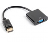 Lanberg AD-0002-BK video cable adapter 0.2 m VGA (D-Sub) DisplayPort Black