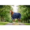 Deka výběhová Rambo, 100 g, navy/thunderstorm grey & silver Délka zad: 140 cm