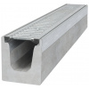 Odvodňovací betónový žľab BIELBET A15 s pozinkovanou mrežou 1000 x 145 x 160 mm