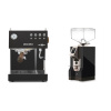 Ascaso Steel UNO PID, Black&Wood + Eureka Mignon Specialita, CR black